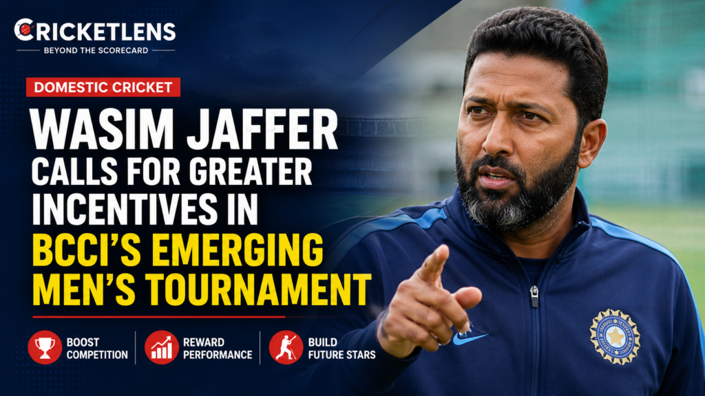 Wasim Jaffer Calls for Greater Incentives in BCCI's Emerging Men's Tournament wasim jaffer